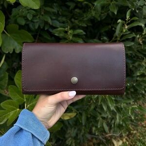 BNNU: Deluxe Accordion Wallet in Cognac! (Portland Leather Goods)